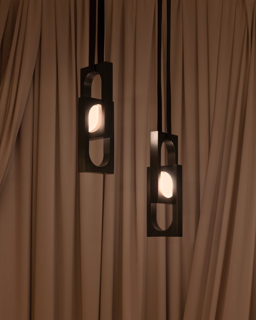 Lighting hanging from ceiling