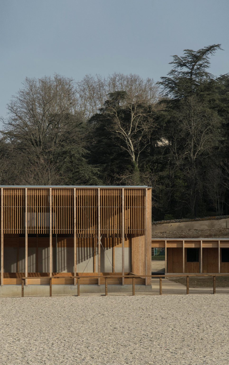 Les Écuries de la Roche stables by F+G Architectes