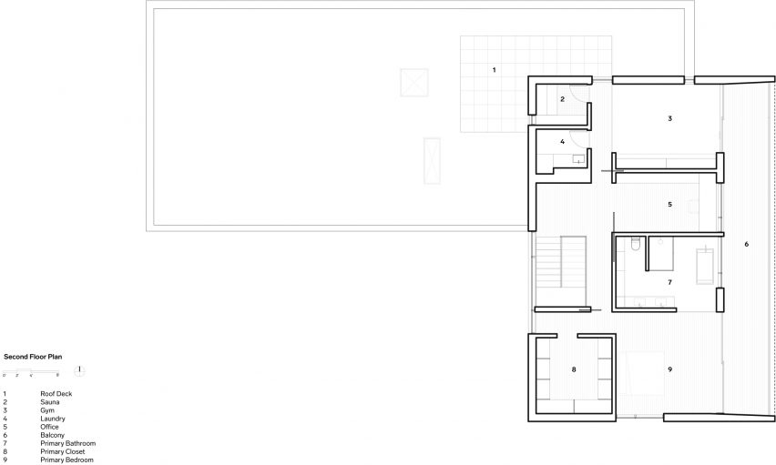 Second floor plan