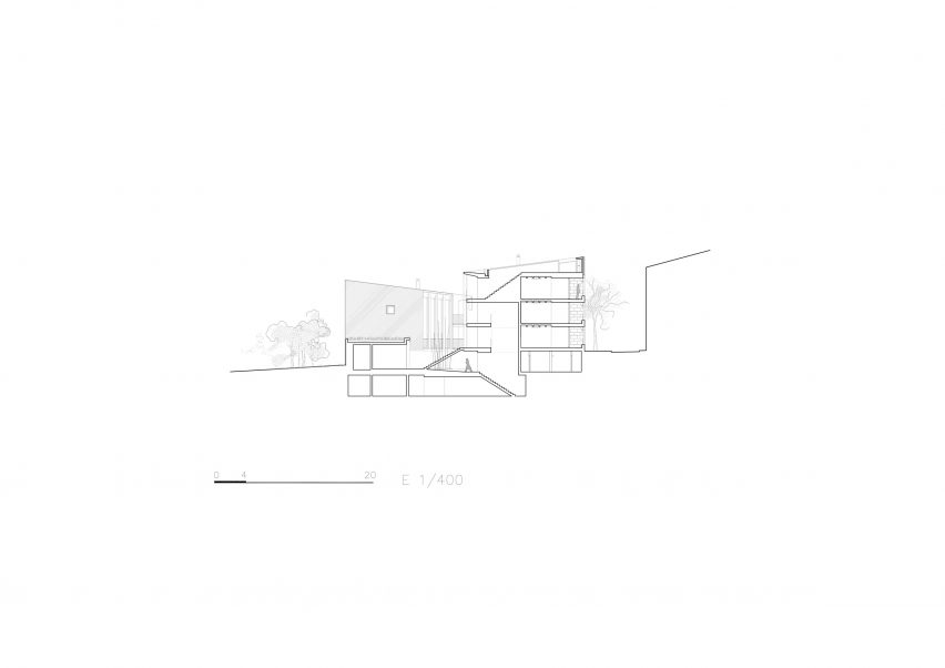 Section of Living in Lime by Peris+Toral Arquitectes