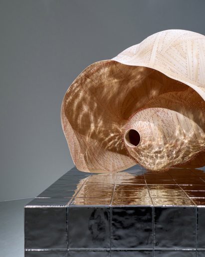 Heechan Kim ash and copper vessel