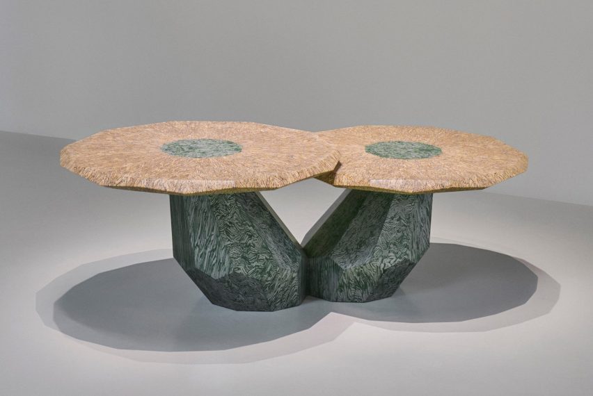 Wooden coffee table