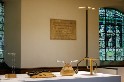 Aldgate Gold collection by London Metropolitan University students and Benchmark at Clerkenwell Design Week 2024