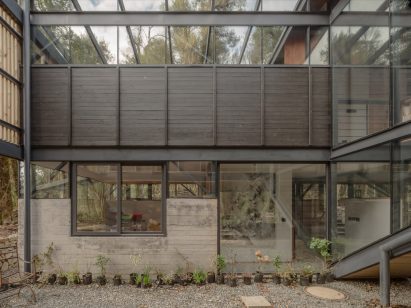Courtyard in house