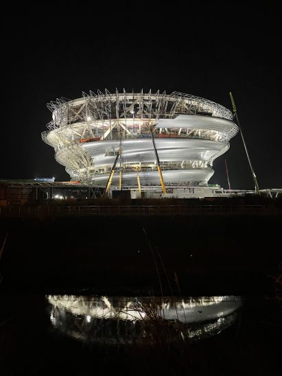 Hainan Science Museum at night