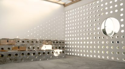 Interior of Mariam's Library by Parallel Studio in Zanzibar