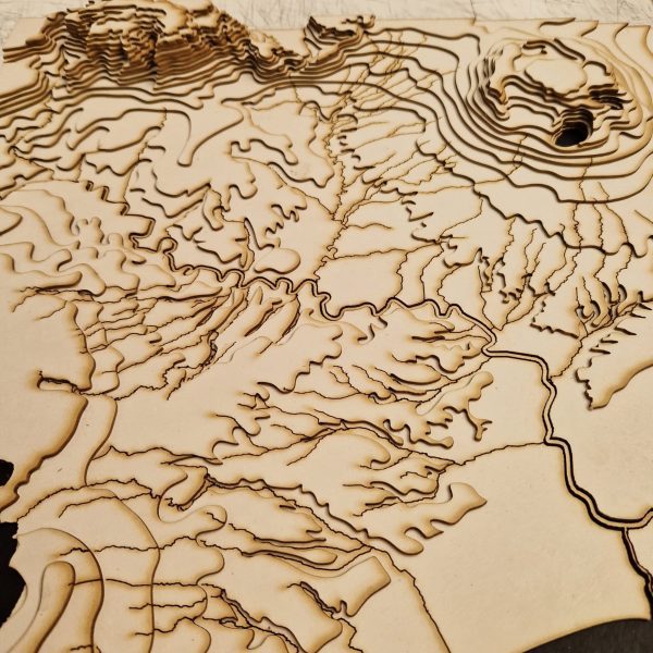 Architectural topographic model