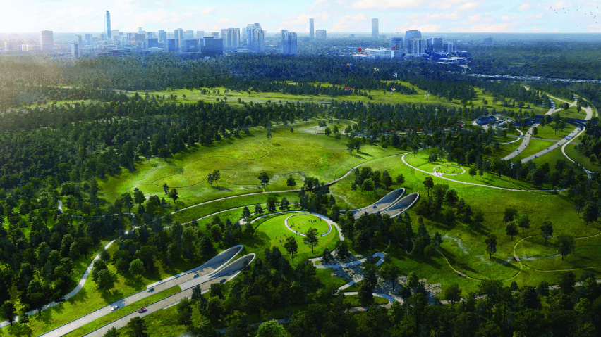Memorial Park Land Bridge Prairie