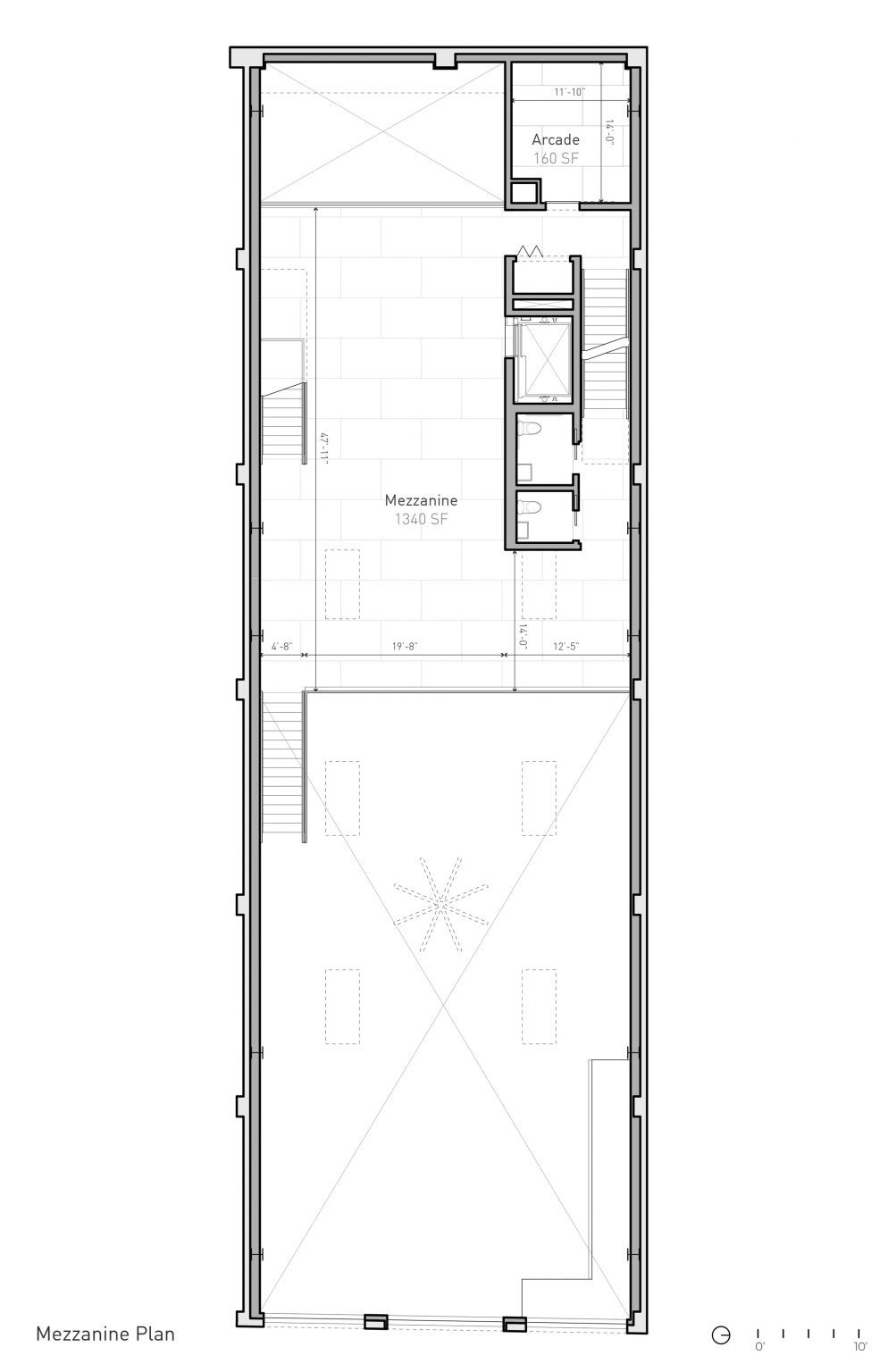 Mezzanine floor plan