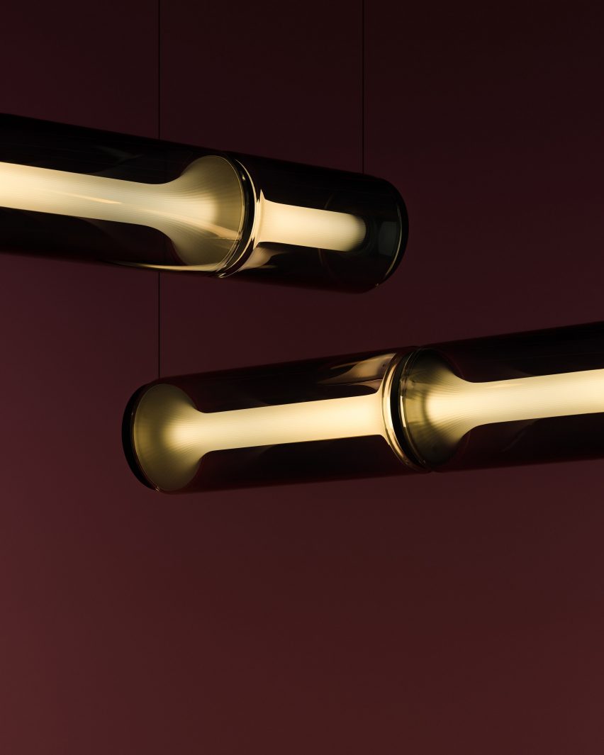 Miles pendant lamp by Yabu Pushelberg for Lasvit