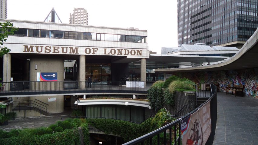 Museum of London on the Barbican estate