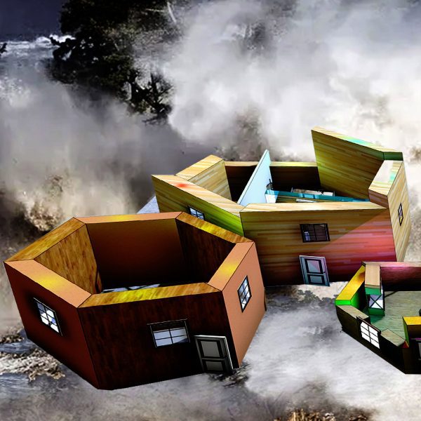 Visualisation of a 3D architectural model.