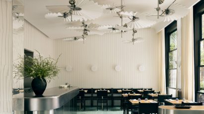 Interior of Nightingale restaurant