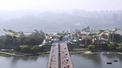 Nodeul Island park by Heatherwick Studio