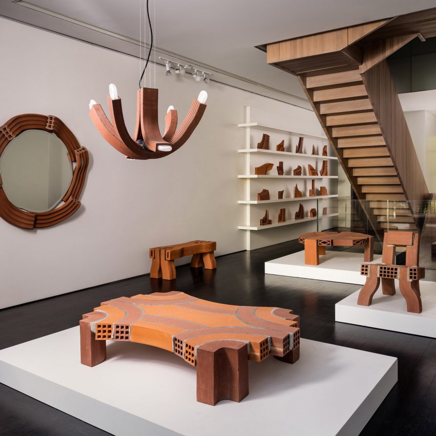 Furniture of brick