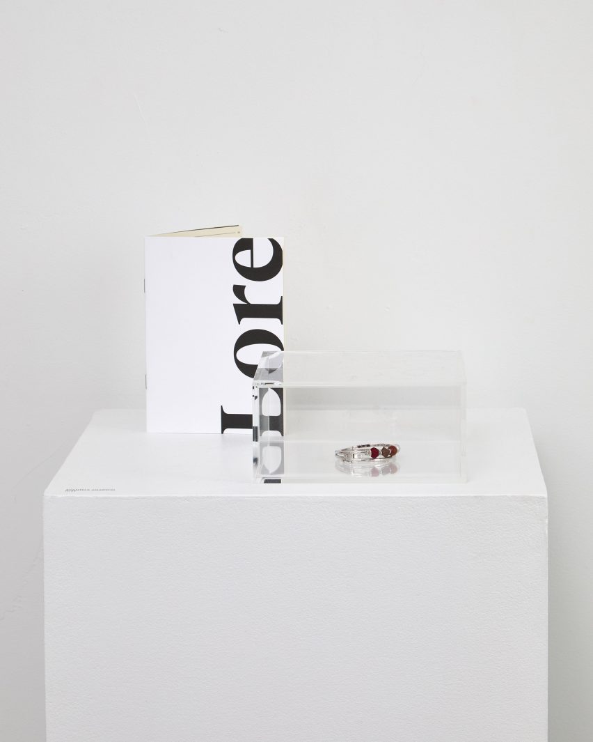 A bracelet in a case