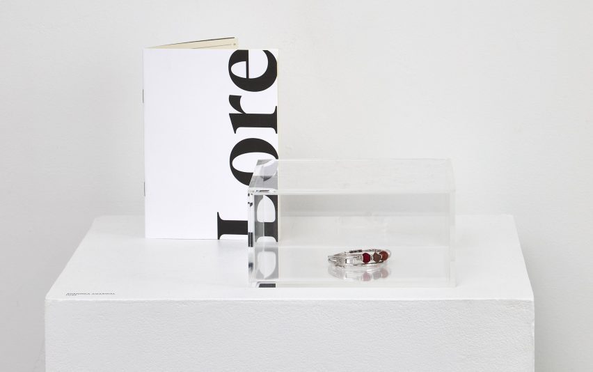 A bracelet in a case