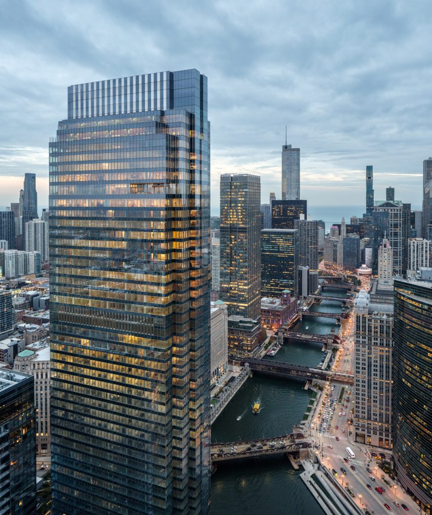 Glass towers