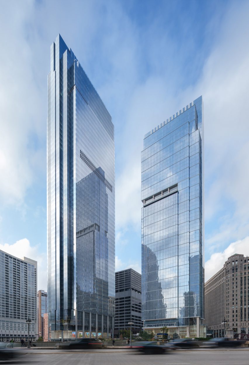 Glass facade