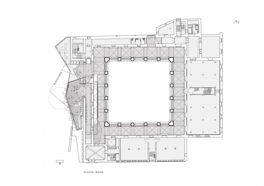 Plan of Baroque Museum of Catalonia by David Closes