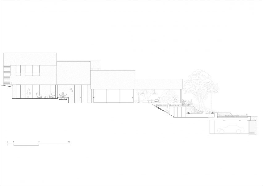 Section of Bundle House by Nomo Studio
