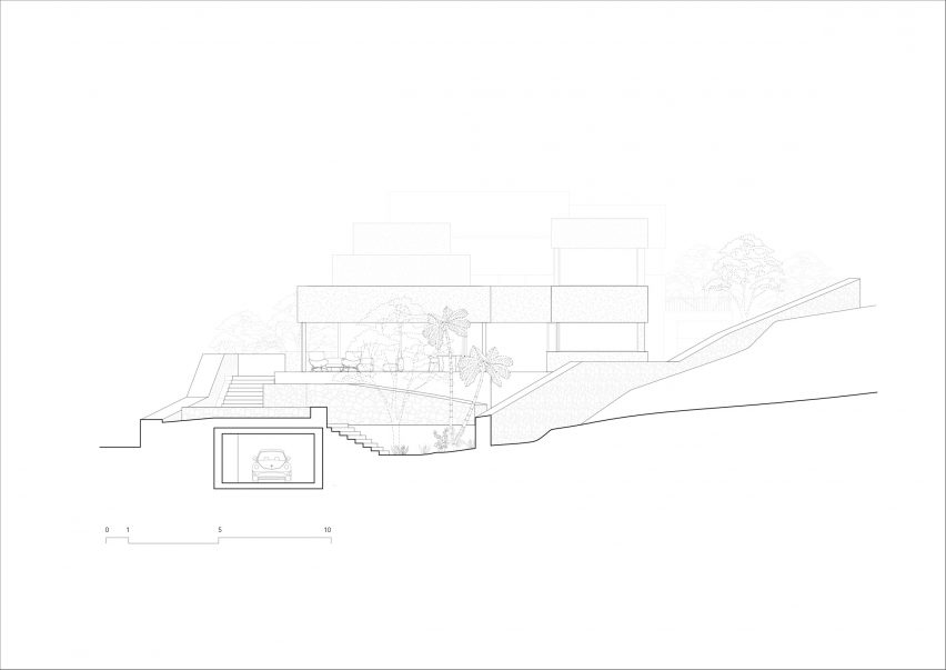 Section of Bundle House by Nomo Studio