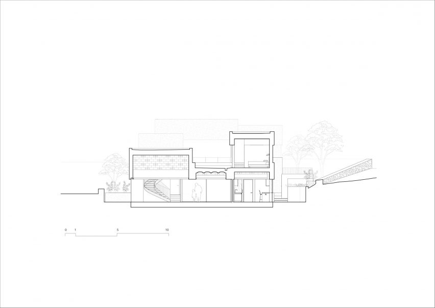 Section of Bundle House by Nomo Studio