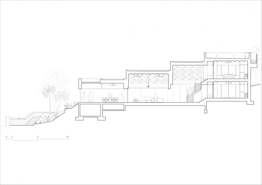 Section of Bundle House by Nomo Studio