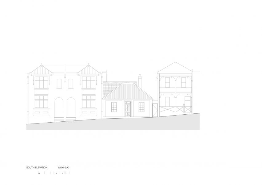 South elevation of Harriet's House by So Architecture