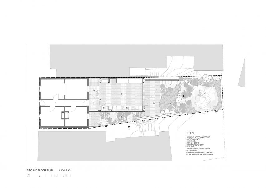 Floor plan of Harriet's House by So Architecture