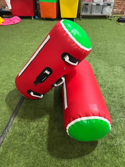 Inflatable tubes used for self defence