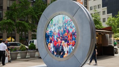 A portal sitting in New York