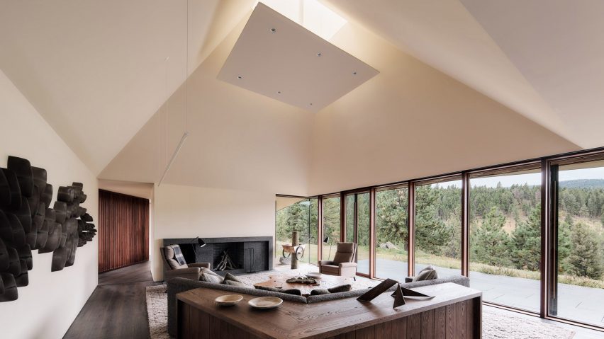 Eight interiors with pyramidal ceilings that create dramatic depth