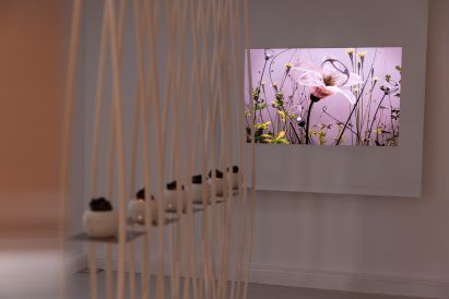 Reflections lava rock diffuser exhibition by Davíð Georg Gunnarsson at DesignMarch