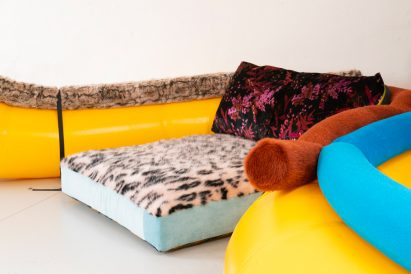 Texture and patterned pillows