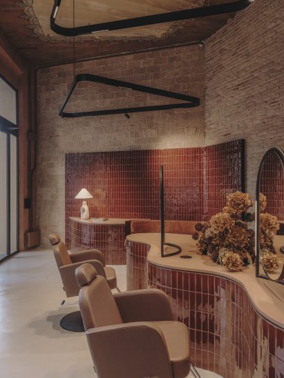 Interior view of Curly Labs by Miriam Barro