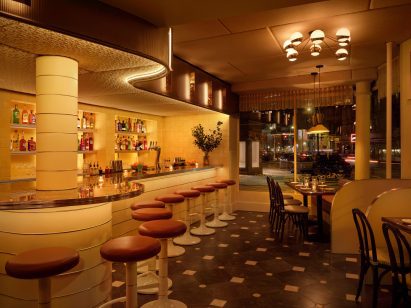 San Sabino bar area at night