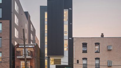 A tall slim building in Philadelphia