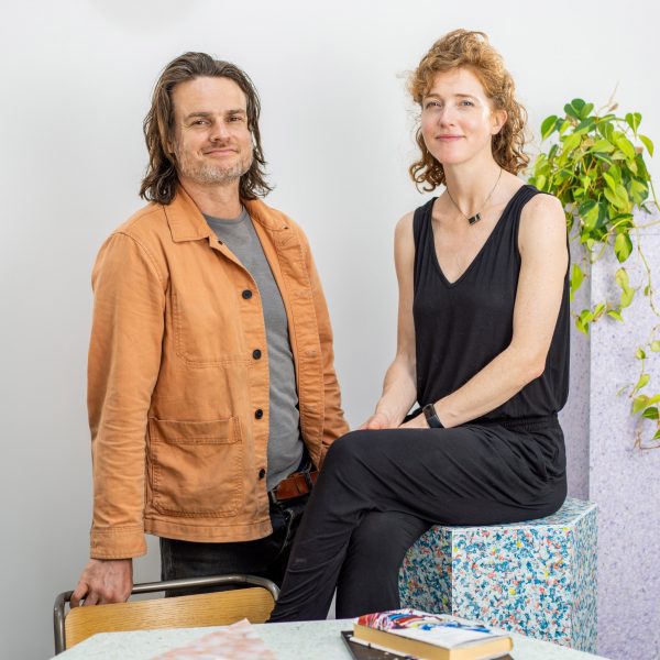 Smile Plastics co-founders Adam Fairweather and Rosalie McMillan
