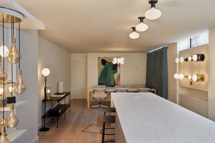 Store interior featuring Smile Plastics surfaces
