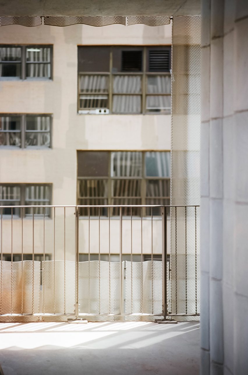 Courtyard windows