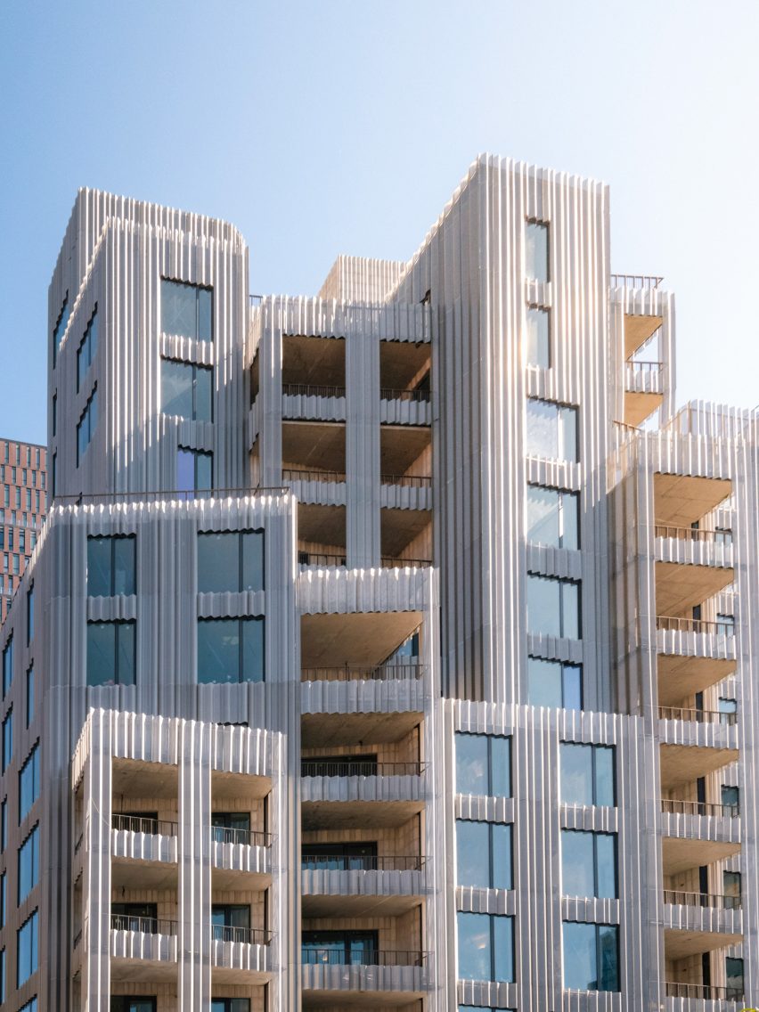 Stacked building in Brooklyn