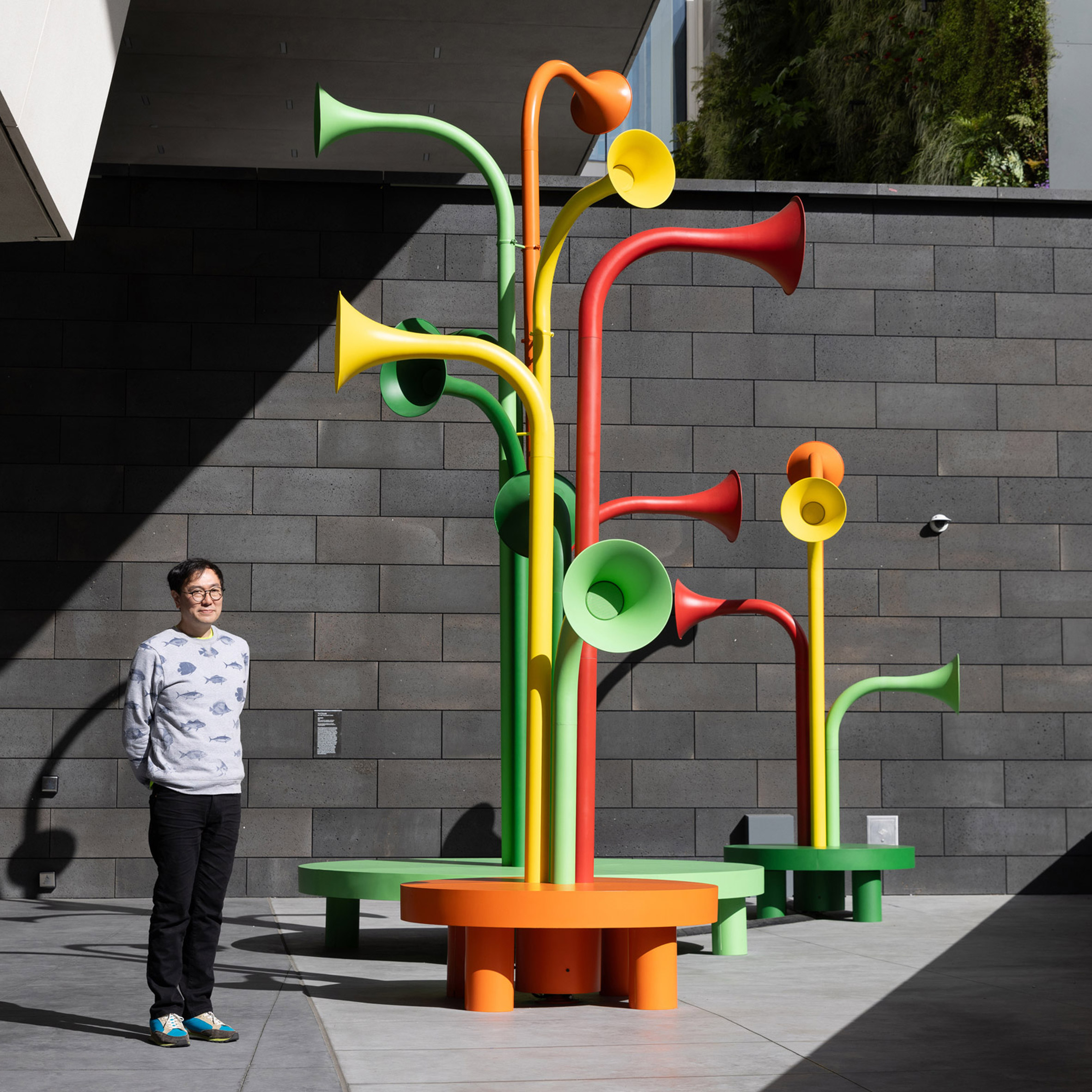Yuri Suzuki combines sculpture and sound with 