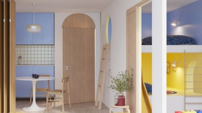 Apartment in Commune co-living for single parents by Cutwork