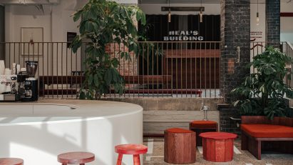 Interior view of Heal's by Buckley Gray Yeoman and White Red Architects