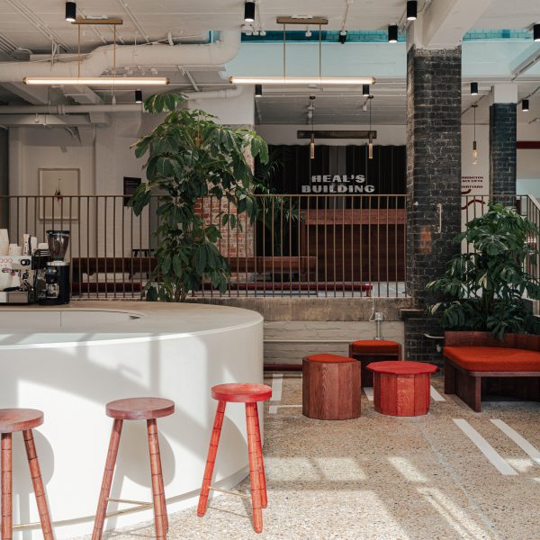 Interior view of Heal's by Buckley Gray Yeoman and White Red Architects