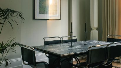 St Pauls Road townhouse dining area interior by Tabitha Isobel