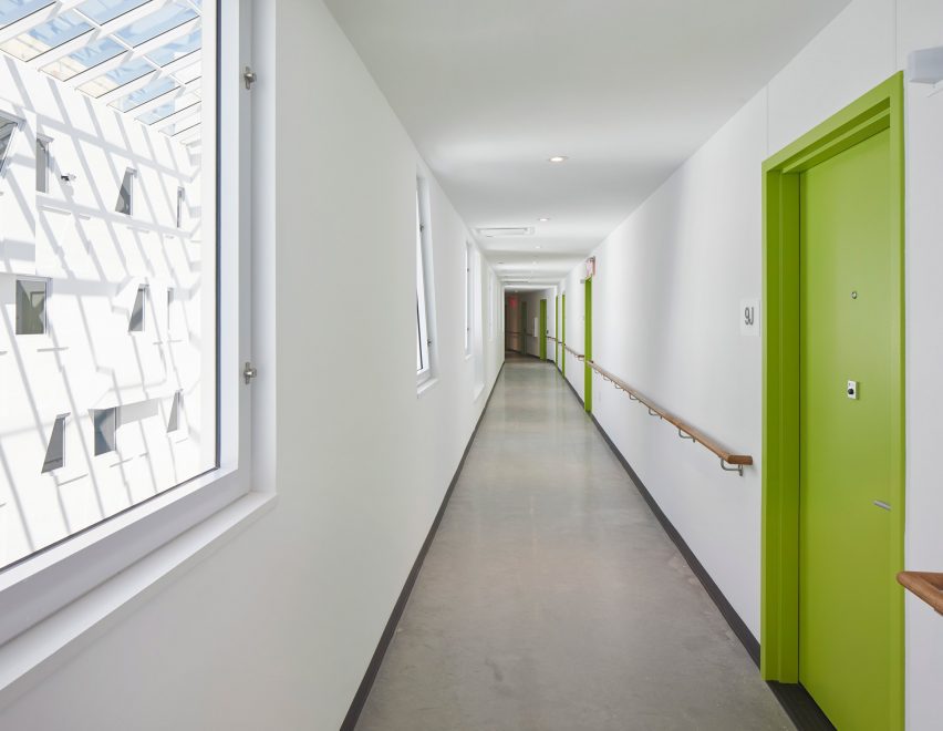 The Atrium at Sumner affordable housing block in Brooklyn by Studio Libeskind