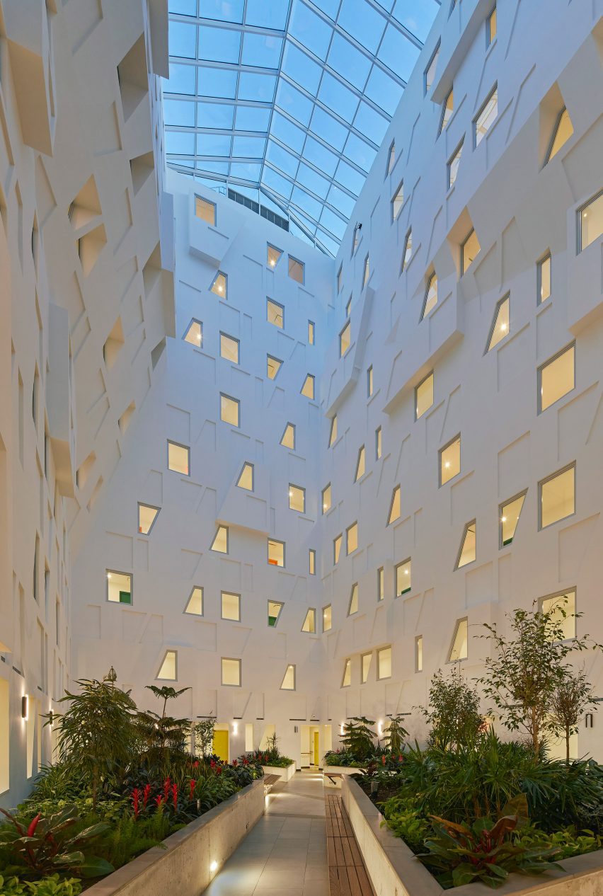 The Atrium at Sumner affordable housing block in Brooklyn by Studio Libeskind