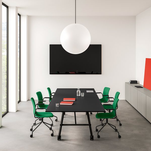 Folding conference table by Ibebi